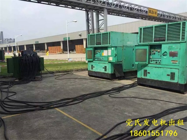 紹興上虞發(fā)電機租賃出租工廠租用多臺大功率靜音發(fā)電機組并機使用發(fā)電