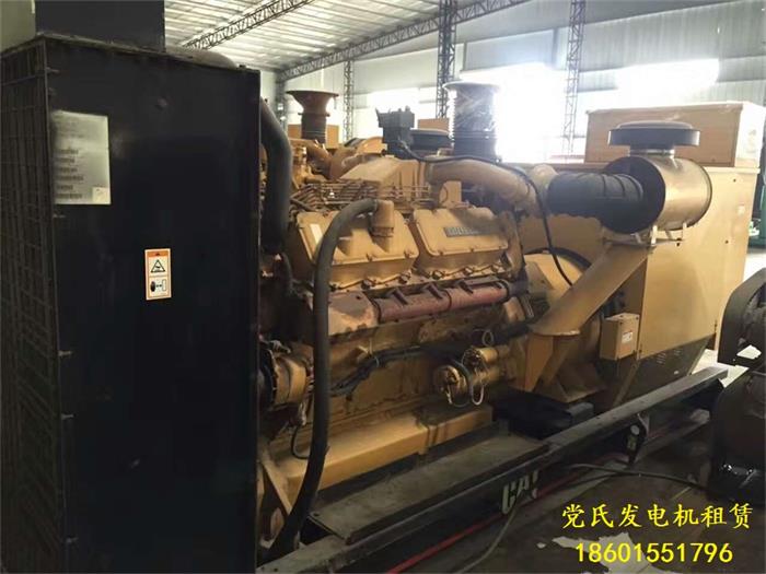 宣城廣德發(fā)電機出租租賃卡特彼勒600kw柴油發(fā)電機組租賃