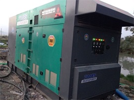 湖州發(fā)電機出租工地租賃進口三菱800KW靜音發(fā)電機組施工